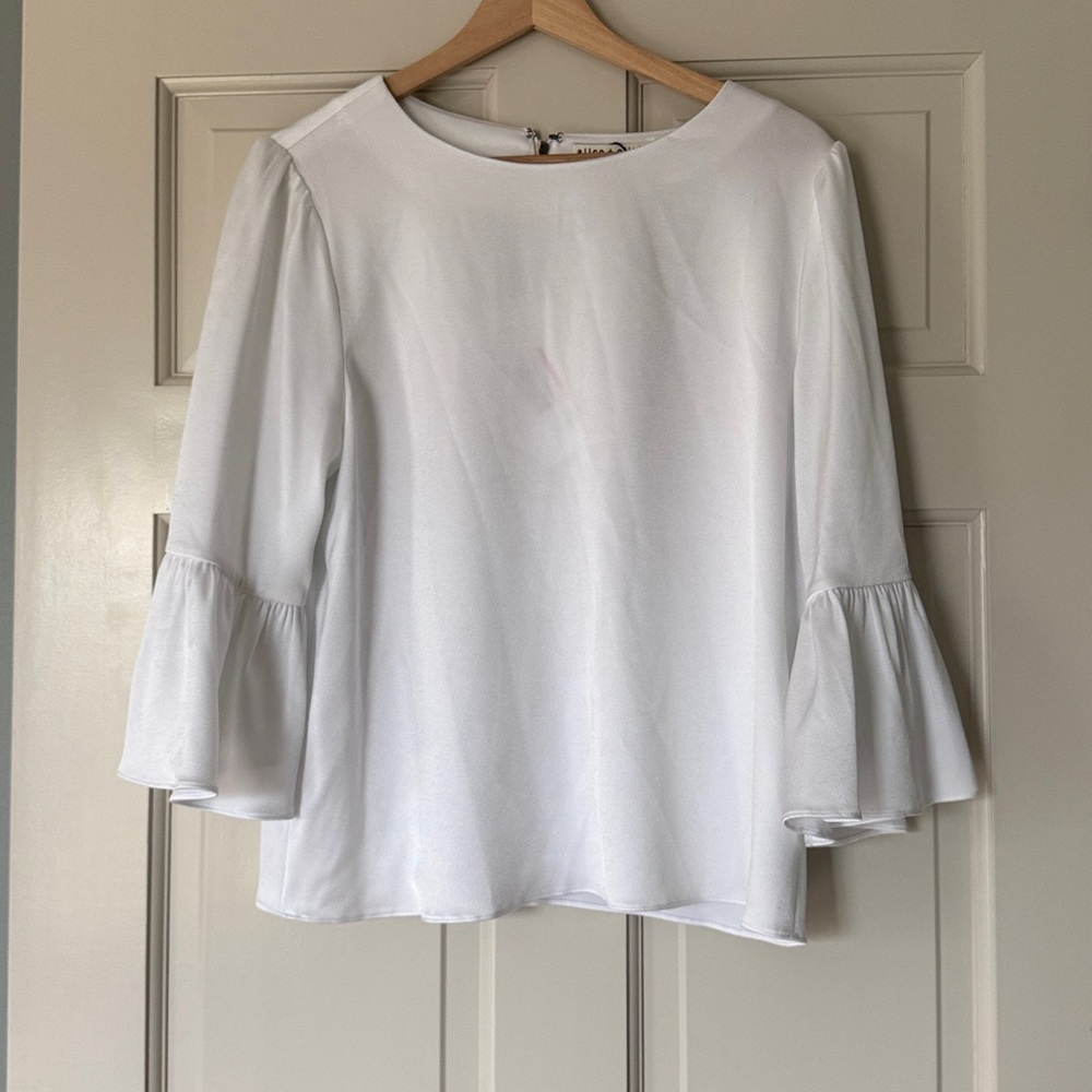 Alice + Olivia Crisp White Apparel